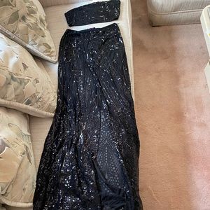 Sequin See Through Set